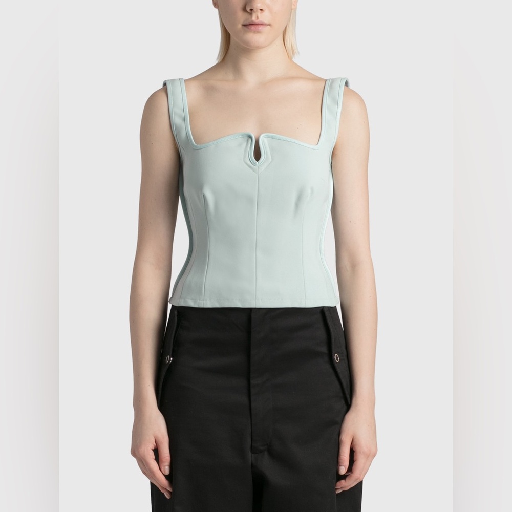 Paris Georgia Diamond Singlet top in diamond blue size XS NWT